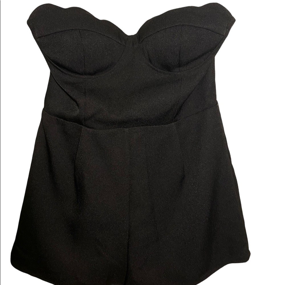 Sunset + Spring black romper